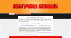Desktop Screenshot of hotpornangels.com